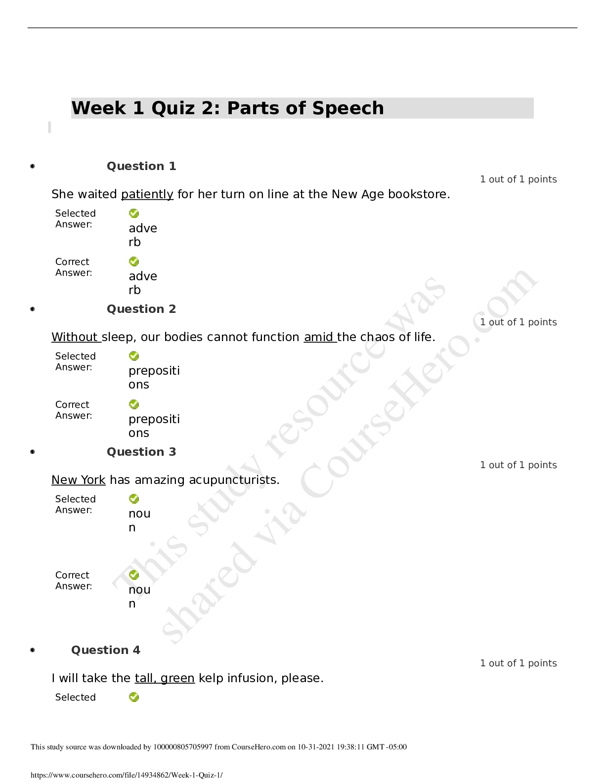 speech topic quiz
